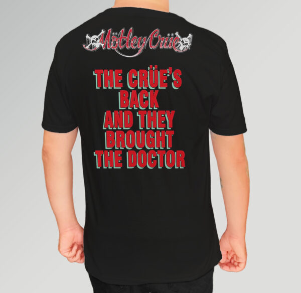 Camiseta Oficial Motley Crüe - Dr Feelgood - Frente e Costas - Image 2