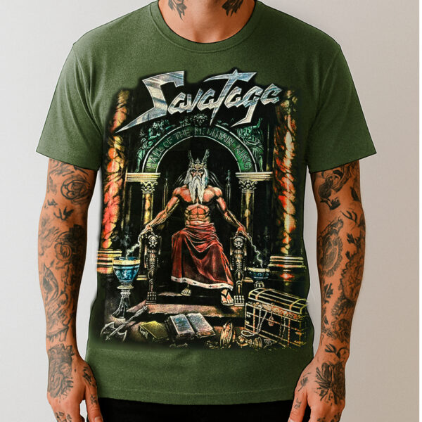 Camiseta Verde Savatage - Hall Of The Mountain King - Brutal Wear - Imagem 2