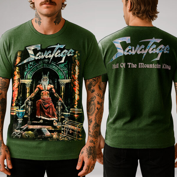 Camiseta Verde Savatage - Hall Of The Mountain King - Brutal Wear