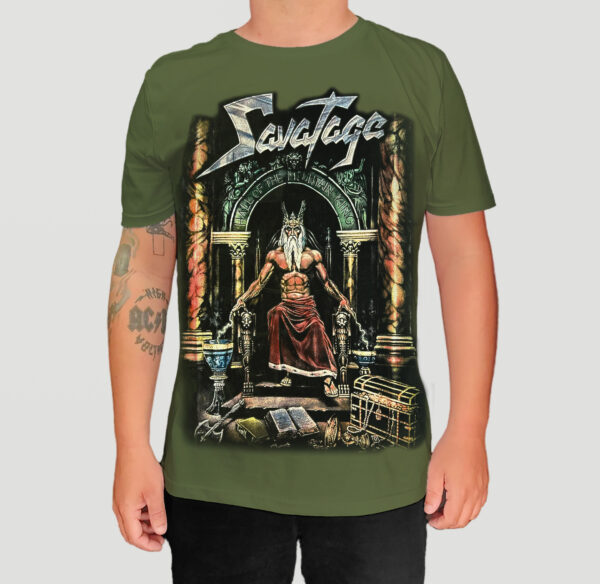 Camiseta Verde Savatage - Hall Of The Mountain King - Brutal Wear