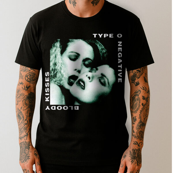Camiseta Oficial Type O Negative - Bloody Kisses - Stamp