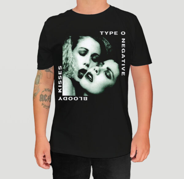 Camiseta Oficial Type O Negative - Bloody Kisses - Stamp