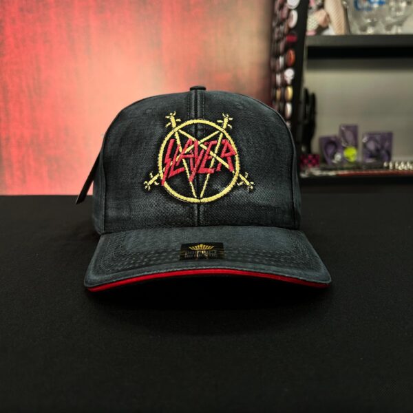 Boné Bordado Estonado - Slayer - Imagem 2