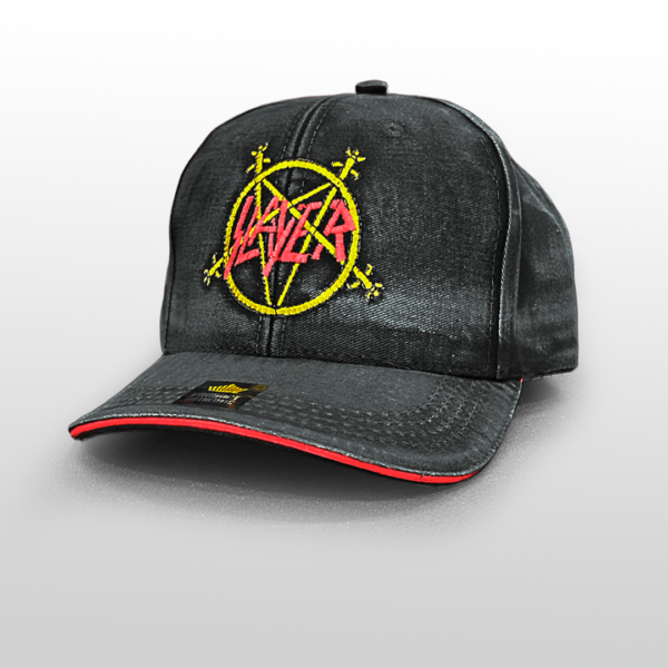 Boné Bordado Estonado - Slayer