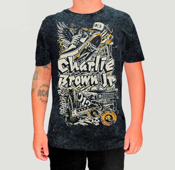 Camiseta Estonada Charlie Brown Jr - Bomber