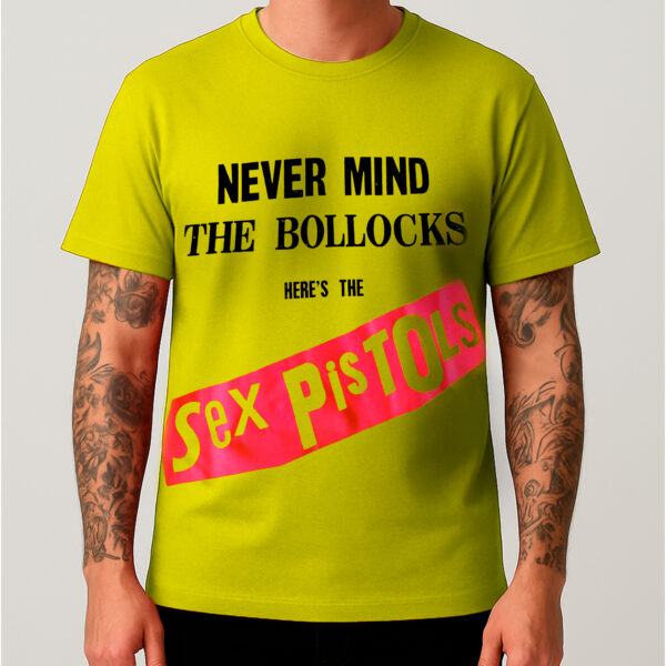 Camiseta Amarela Sex Pistols - Never Mind The Bollocks - Brutal Wear