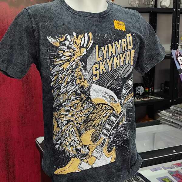 Camiseta Estonada Lynyrd Skynyrd - Águia - Bomber - Imagem 2