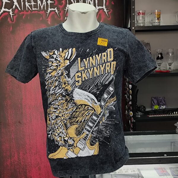 Camiseta Estonada Lynyrd Skynyrd - Águia - Bomber - Imagem 3