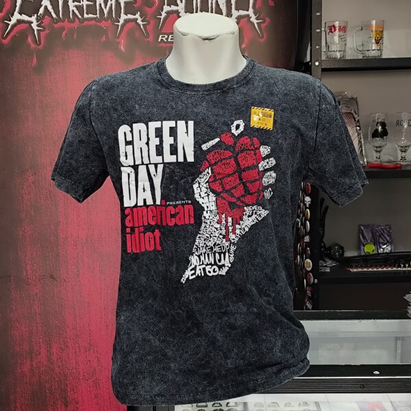 Camiseta Estonada Green Day - American Idiot - Bomber - Imagem 3