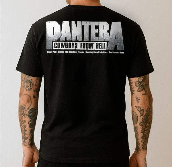Camiseta Pantera - Cowboys From Hell - Brutal Wear - Imagem 3