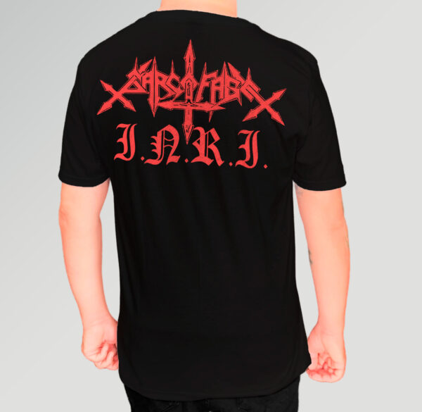 Camiseta Oficial Sarcófago - I.N.R.I Capa Original - Brutal Wear - Imagem 2
