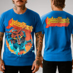 Camiseta Azul Judas Priest - Defenders of the Faith - Brutal Wear