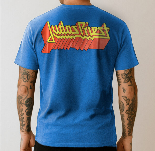 Camiseta Azul Judas Priest - Defenders of the Faith - Brutal Wear - Imagem 3