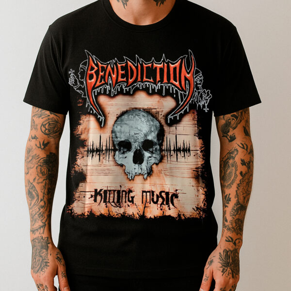 Camiseta Benediction - Killing Music - Brutal Wear - Imagem 2