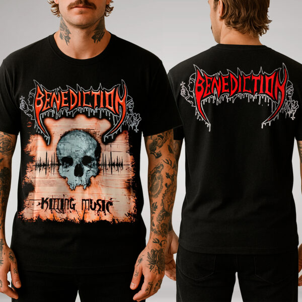 Camiseta Benediction - Killing Music - Brutal Wear