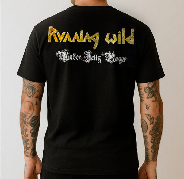Camiseta Running Wild - Under Jolly Roger - Frente e Costas - Imagem 3