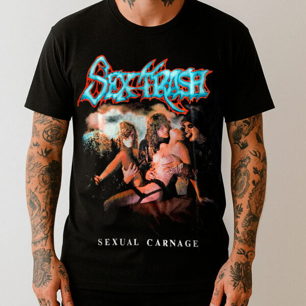 Camiseta Oficial SexTrash - Sexual Carnage - Brutal Wear - Imagem 2