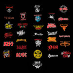 Patches Bordados Hard/Heavy Metal Rock Patch