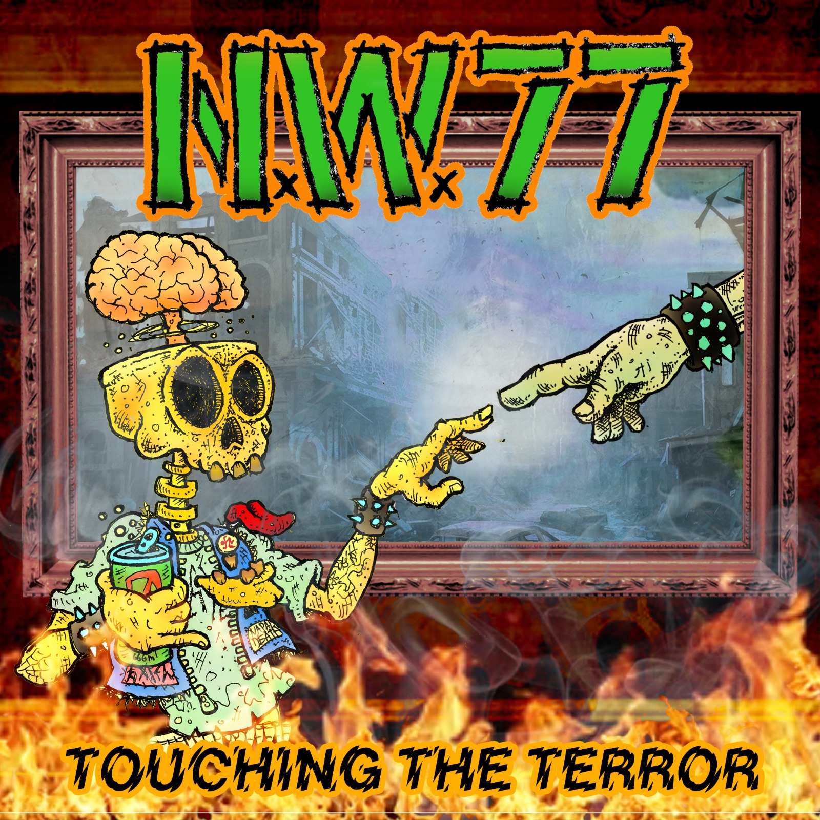 CD N.W.77 (Nuclear Weapon 77) - Touching The Terror (EP) 2025