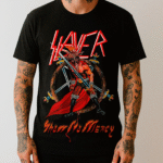 Camiseta Oficial Slayer - Show No Mercy - Frente e Costas
