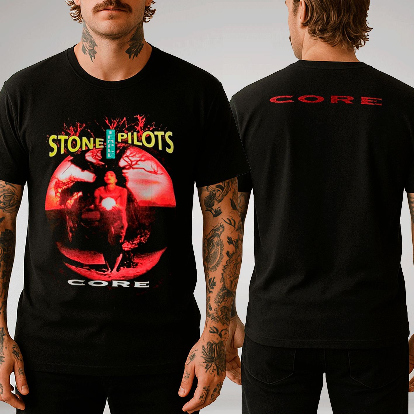 Camiseta Oficial Stone Temple Pilots - Core - Frente e Costas