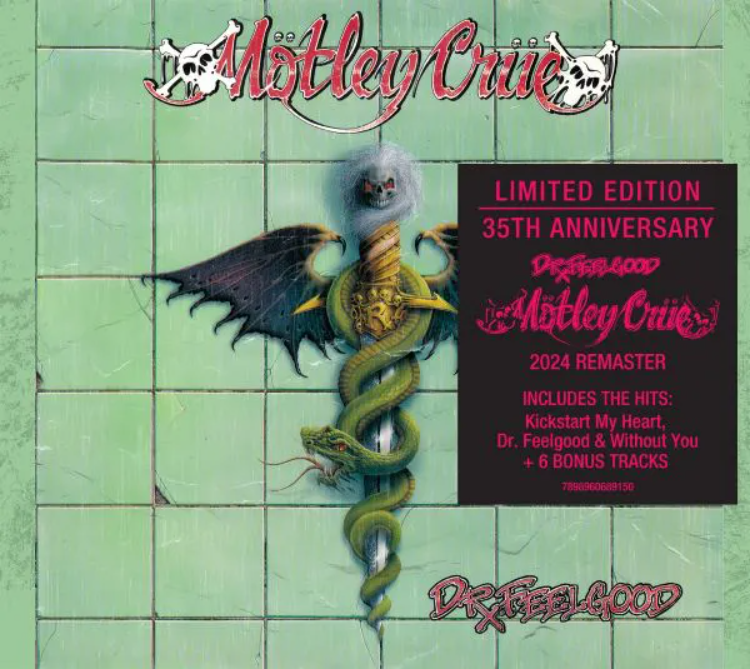 CD Motley Crue - Dr. Feelgood (c/ Bônus) Digipack 2024