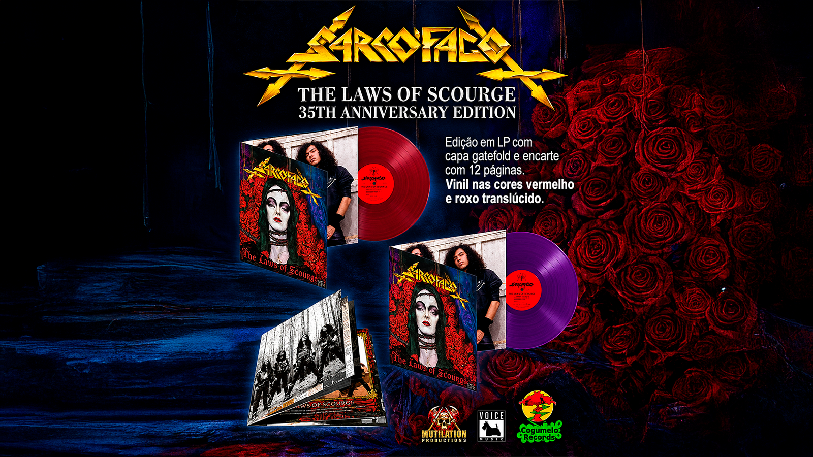 Sarcófago: The Laws of Scourge ganha novo relançamento em vinil