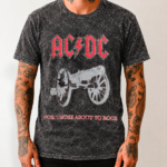 Camiseta Estonada AC/DC - For Those About To Rock - Brutal Wear